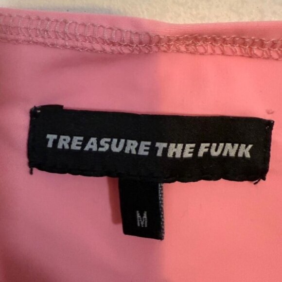 Treasure The Funk Pink Spaghetti Strap Mini Dress - Size M - Picture 7 of 8